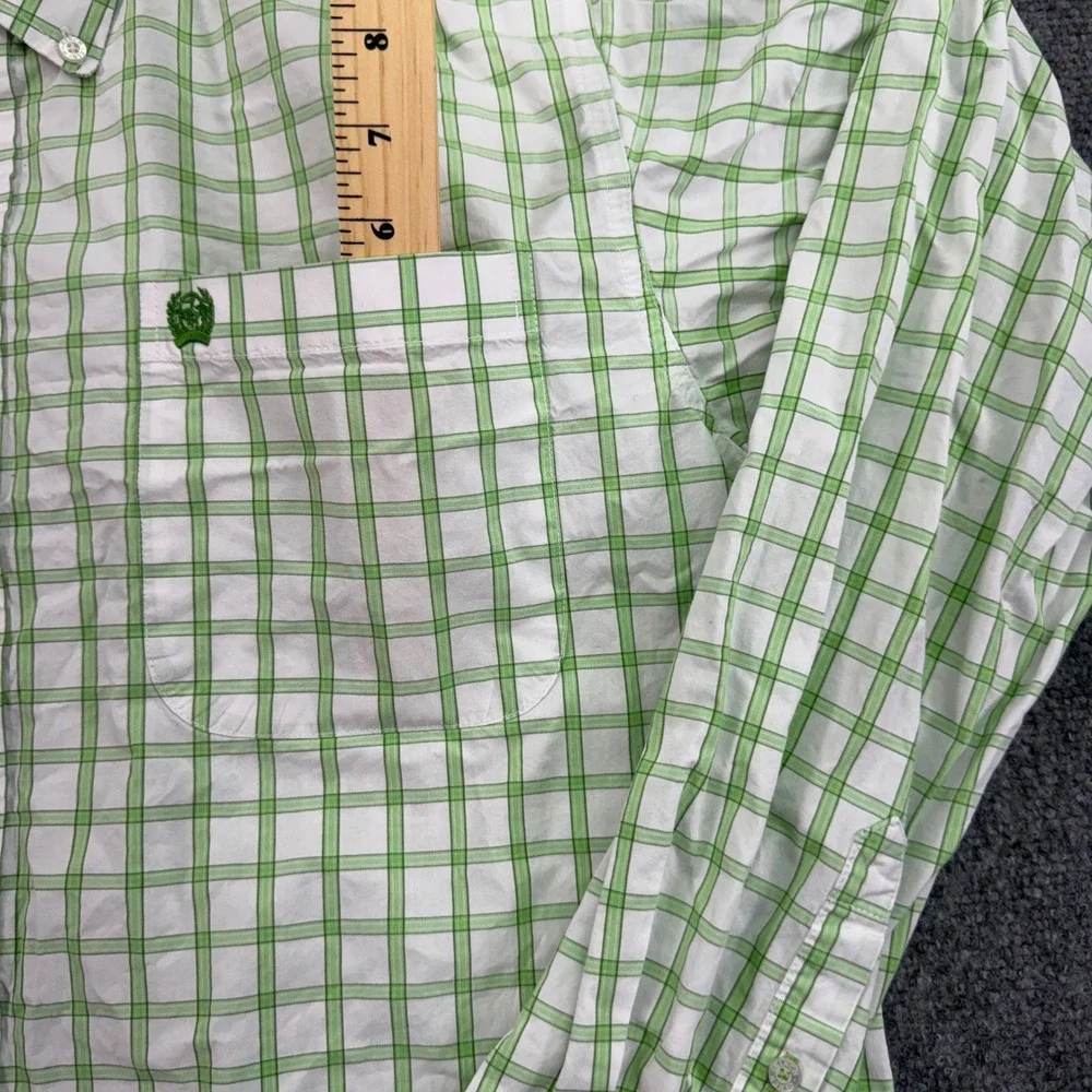 Cinch Shirt Mens Medium‎ Green Plaid Long Sleeve Button Down Western - Picture 7 of 12